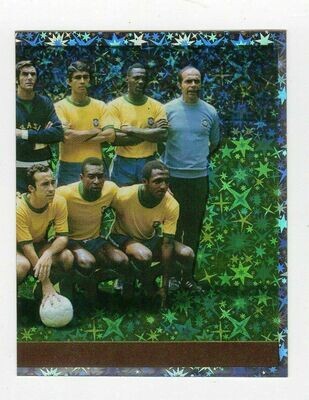 Figurina - DS - France 98 - Squadra Brasile 1970 N.3 parte seconda - Nuova - ITALIA