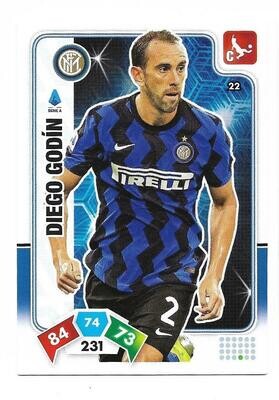 Trading card Adrenalyne 2020-21 - N°22 Diego Godin Inter