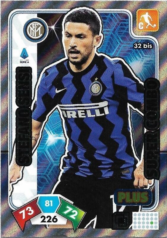 Trading card Adrenalyne 2020-21 - N°32 Bis Stefano Sensi Super combo Plus Inter