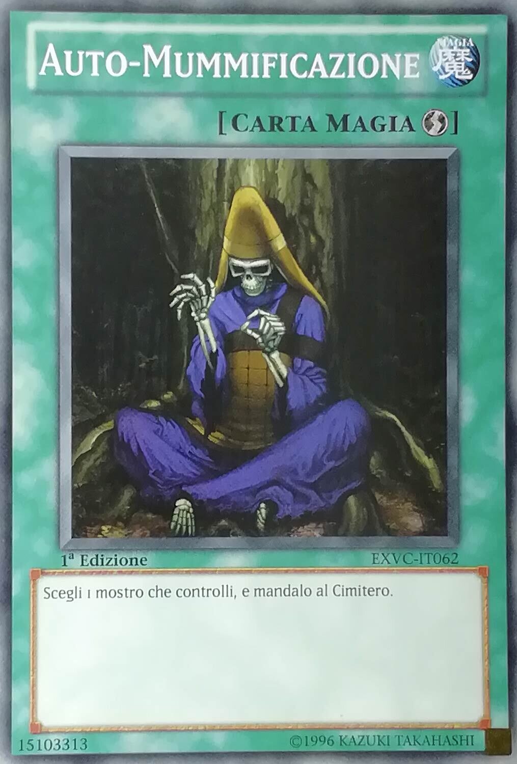 Carta YUGIOH-Auto-Mummificazione-EXVC-IT062-ITA-Good-Common 1.Ed