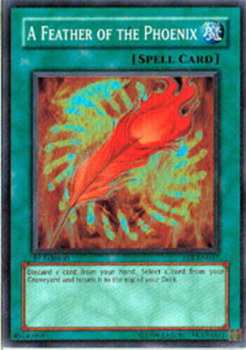 Carta YUGIOH-A Feather of the Phoenix-FET-EN037-EN-Played-Super Rare