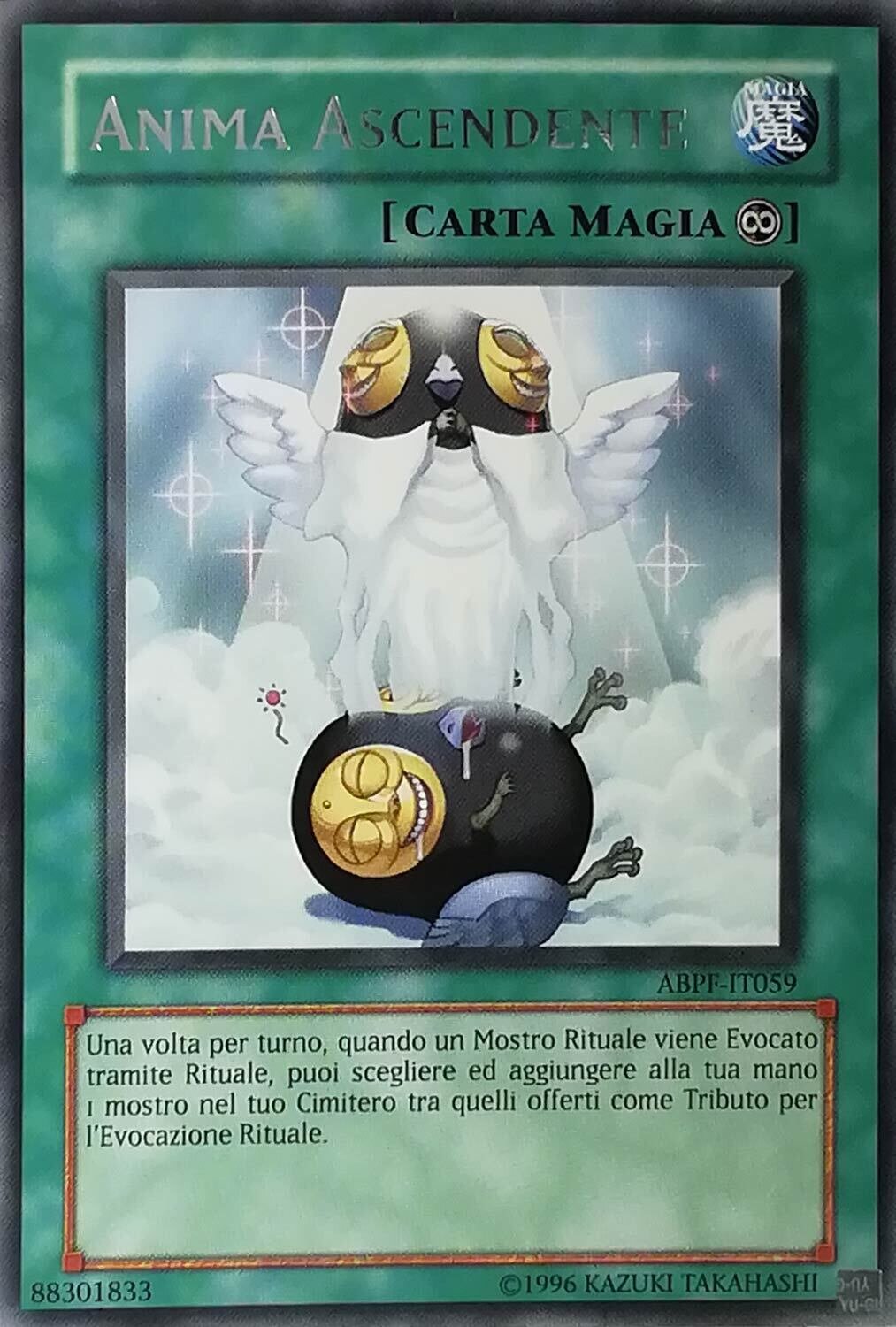 Carta YUGIOH-Anima Ascendente-ABPF-IT059-ITA-Good-Rare