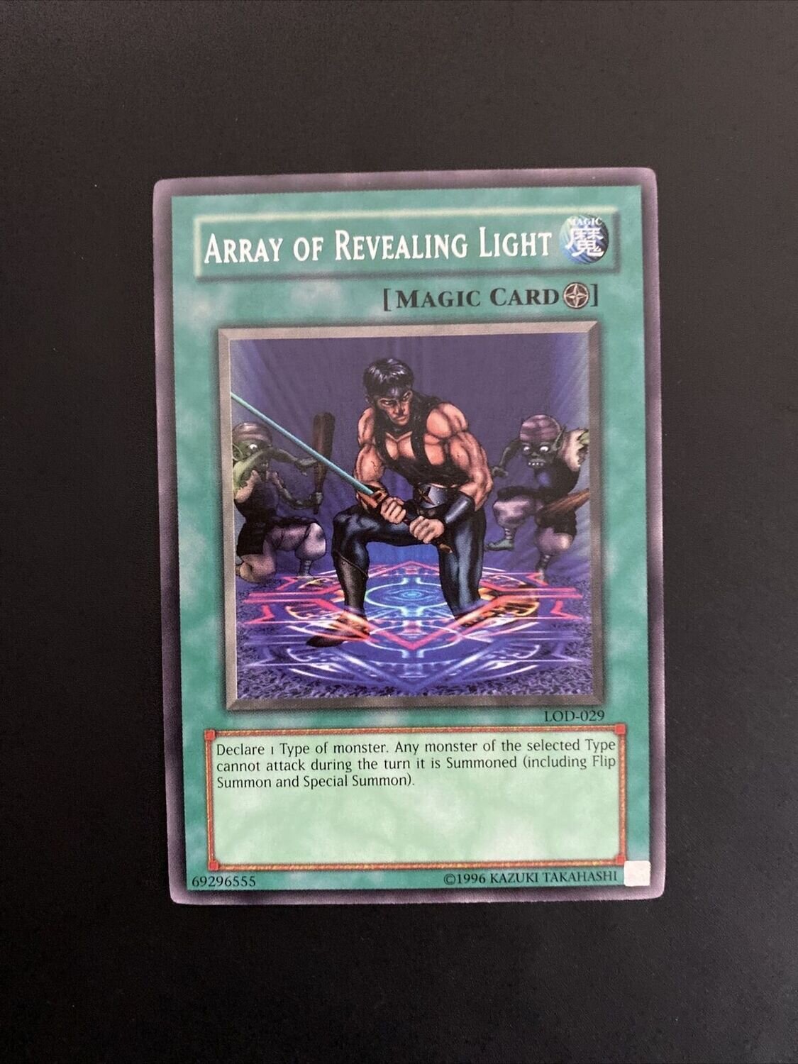 Carta YUGIOH-Array of Revealing Light-LOD-029-EN-LP-Rare