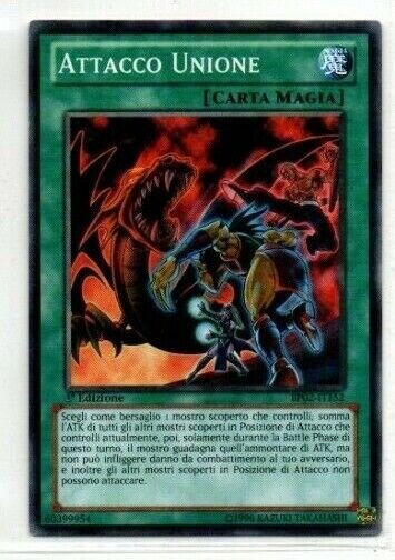 Carta YUGIOH-Attacco Unione-BP02-IT152-ITA-NM-Mosaic Rare 1.Ed