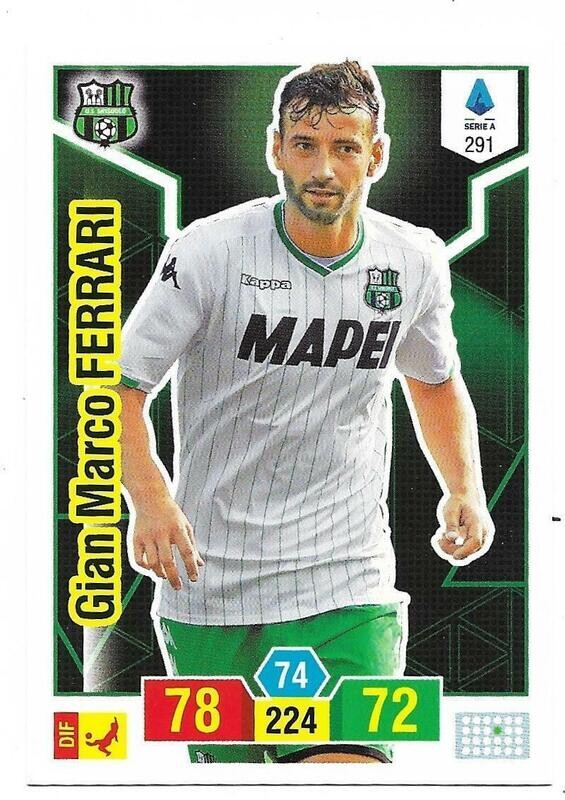 Trading card Adrenalyne 2019-20 - N°291 Gian Marco Ferrari  Sassuolo