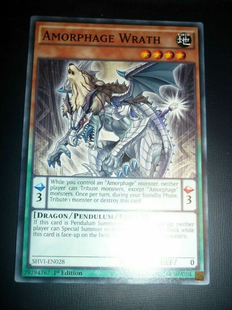 Carta YUGIOH-Amorphage Wrath-SHVI-EN028-EN-NM-Common