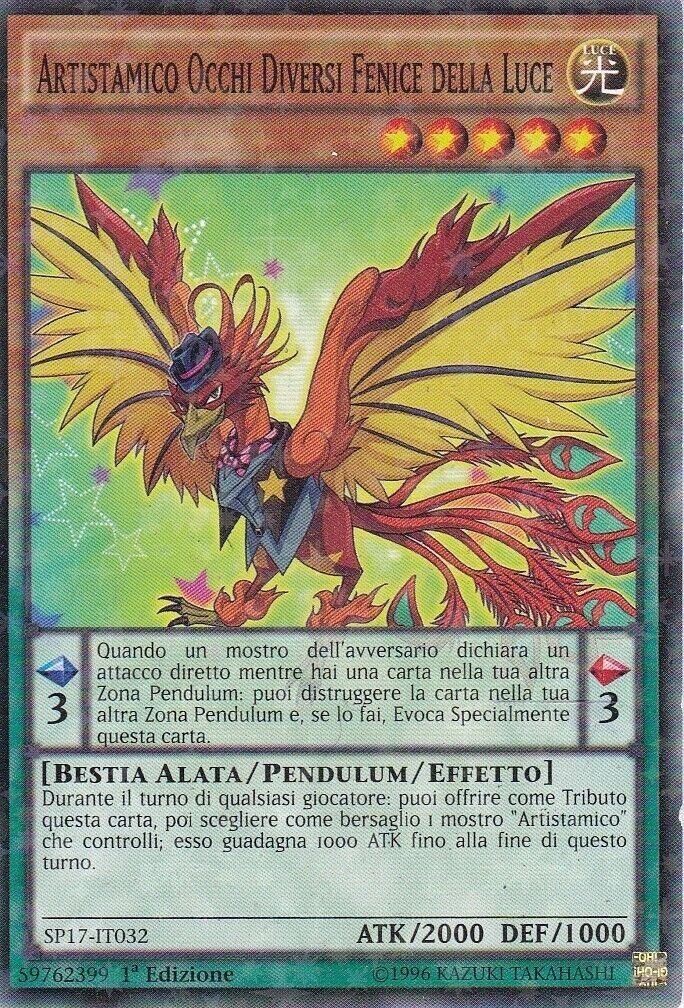 Artstamigo Fenix de Luz de Ojos Anomalos-SP17-SP032-SPA-EX-Common 1.Ed