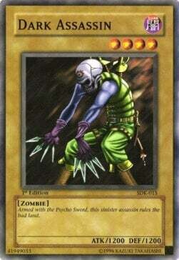 Carta YUGIOH-Assalitore Oscuro-Mazzo Introduttivo: Kaiba-ITA-Played-Common 1.ed