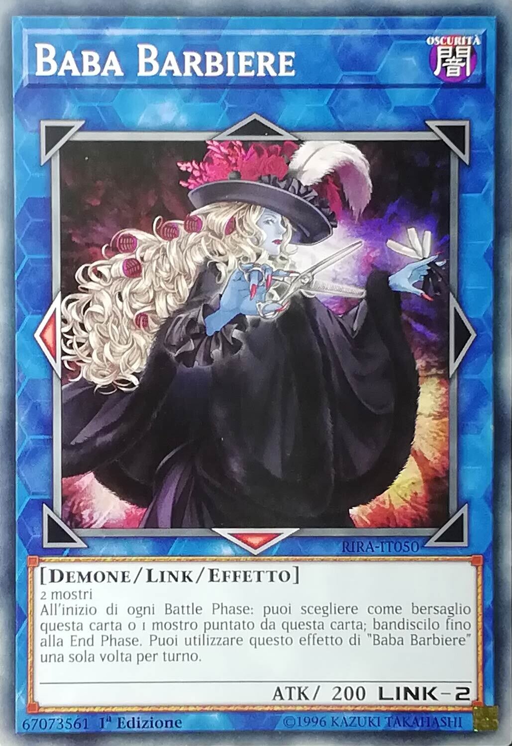 Carta YUGIOH-Baba Barbiere-RIRA-IT050-ITA-NM-Common 1.Ed