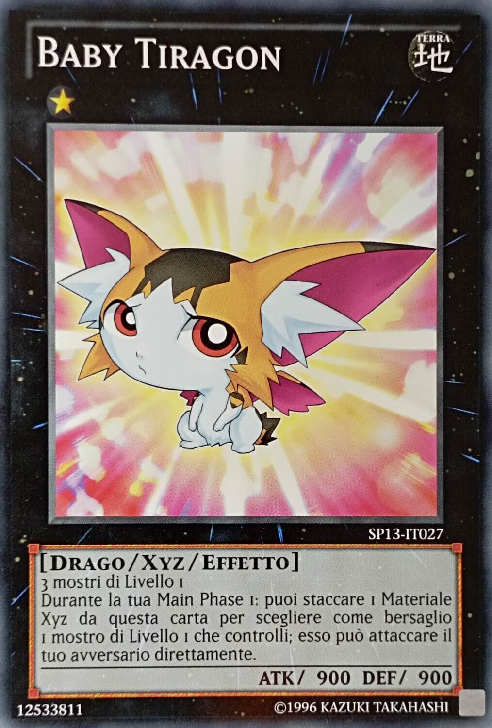 Carta YUGIOH-Baby Tiragon-SP13-EN027-EN-Good-Common 1.Ed