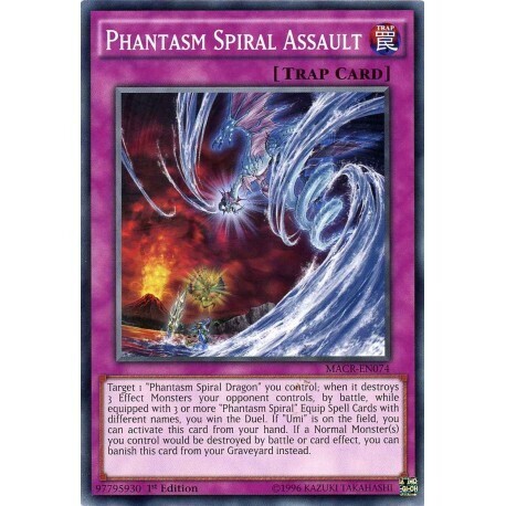 Carta YUGIOH-Assalto spirale fantasmatica-MACR-ITA-EX-Common 1.Ed