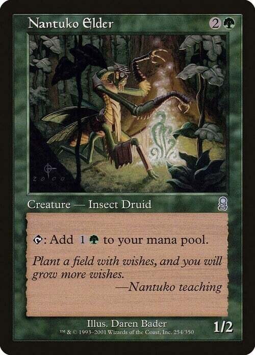Carta MTG-Anziano Nantuko-Odissea-ITA-EX-Uncommon