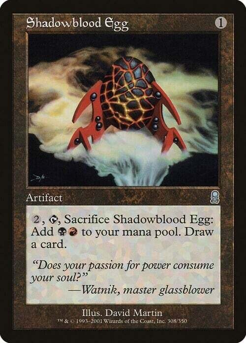 Carta MTG-Uovo di Sangueombra-Odissea-ITA-LP-Uncommon