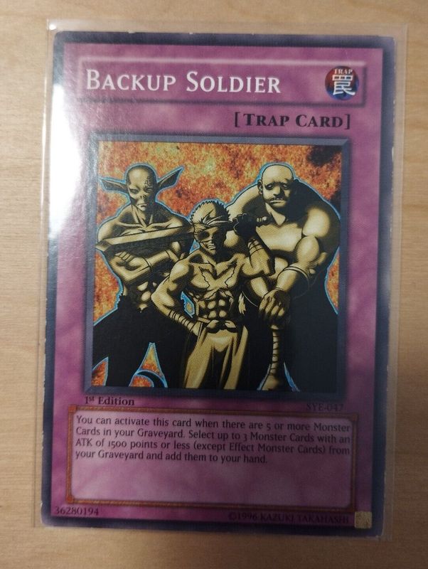 Carta YUGIOH-Backup Soldier-SYE-047-EN-LP-Common 1.Ed