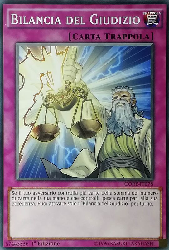 Carta YUGIOH-Balance of Judgment-CORE-EN078-EN-EX-Common 1.Ed