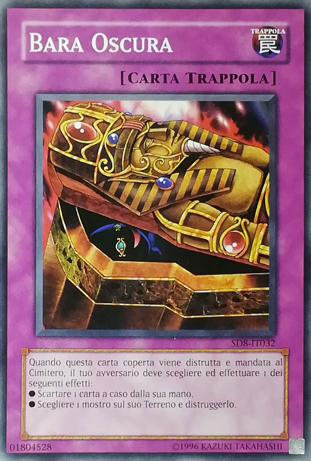 Carta YUGIOH-Bara Oscura-SD8-IT032-ITA-Good-Common
