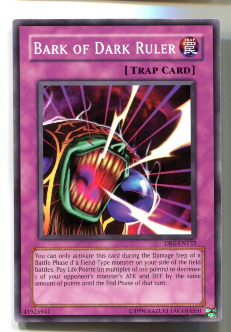Carta YUGIOH-Bark of Dark Ruler-DB2-EN132-EN-Good-Common