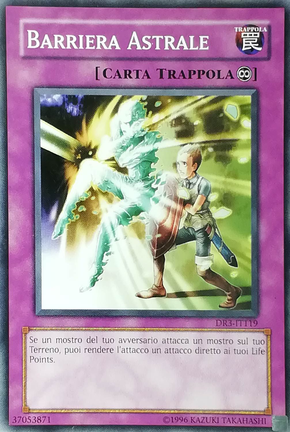 Carta YUGIOH-Barriera Astrale-DR3-IT119-ITA-Good-Common