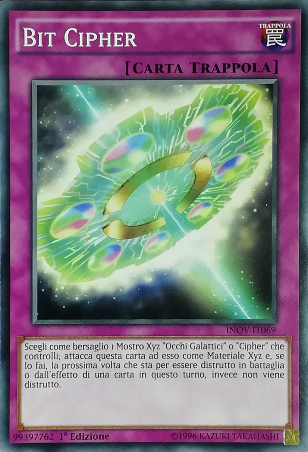 Carta YUGIOH-Bit Cipher-INOV-IT069-ITA-EX-Common 1.Ed