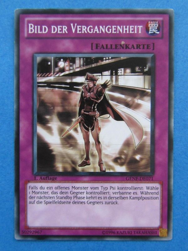 Carta YUGIOH-Bild der Vergangenheit-GENF-DE071-DE-EX-Common 1.Ed