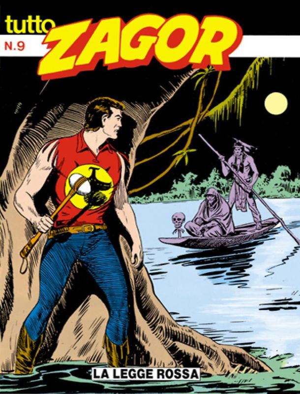 TUTTO ZAGOR # 9-La legge rossa-Aug 1988-Ed.Bonelli