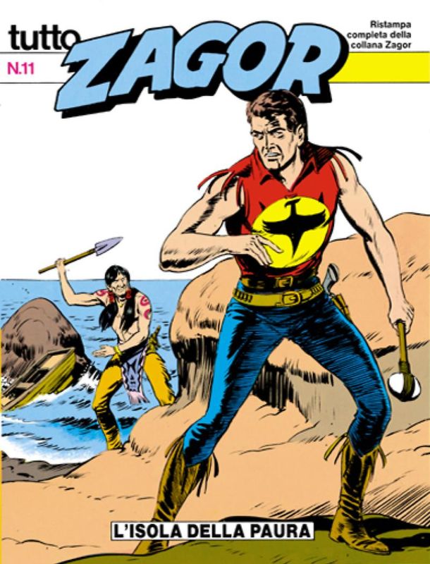 TUTTO ZAGOR # 11-L'isola della paura-Sep 1988-Ed.Bonelli