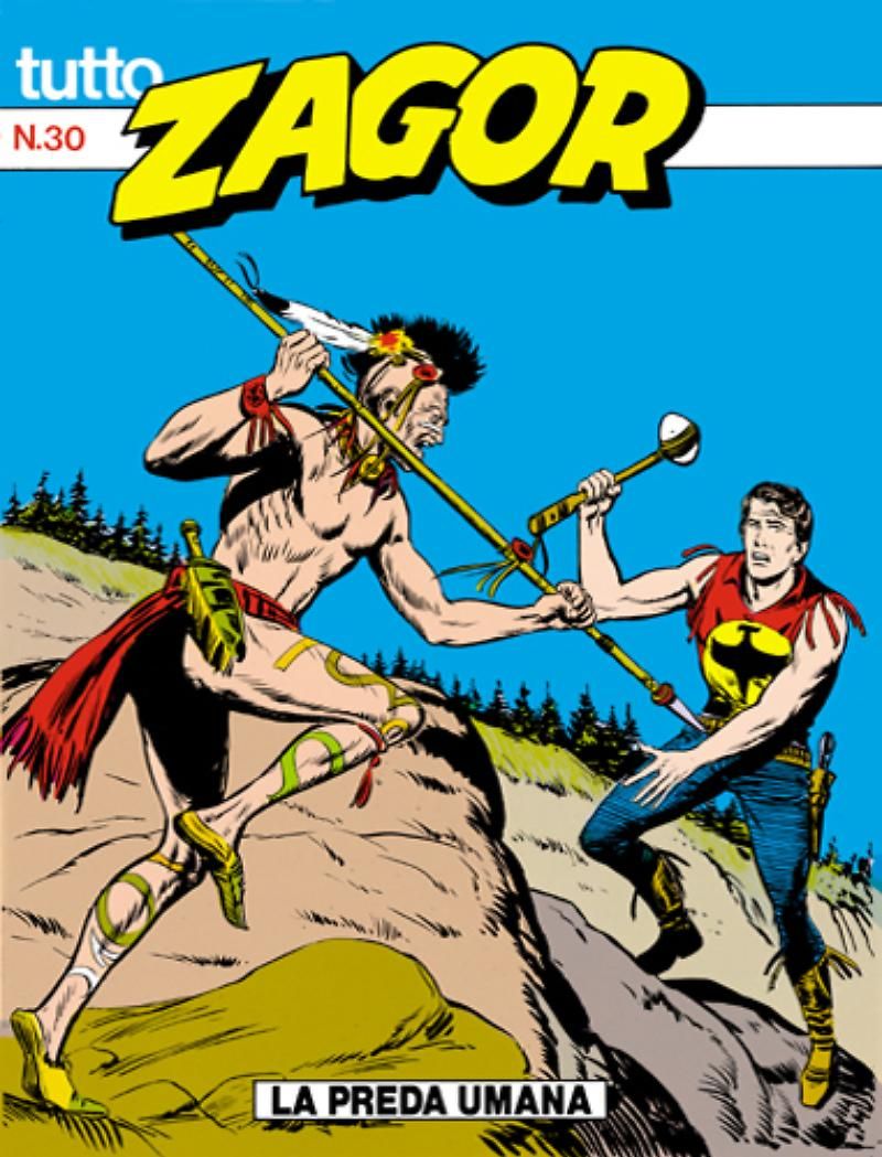 TUTTO ZAGOR # 30-La preda umana-Jul 1989-Ed.Bonelli