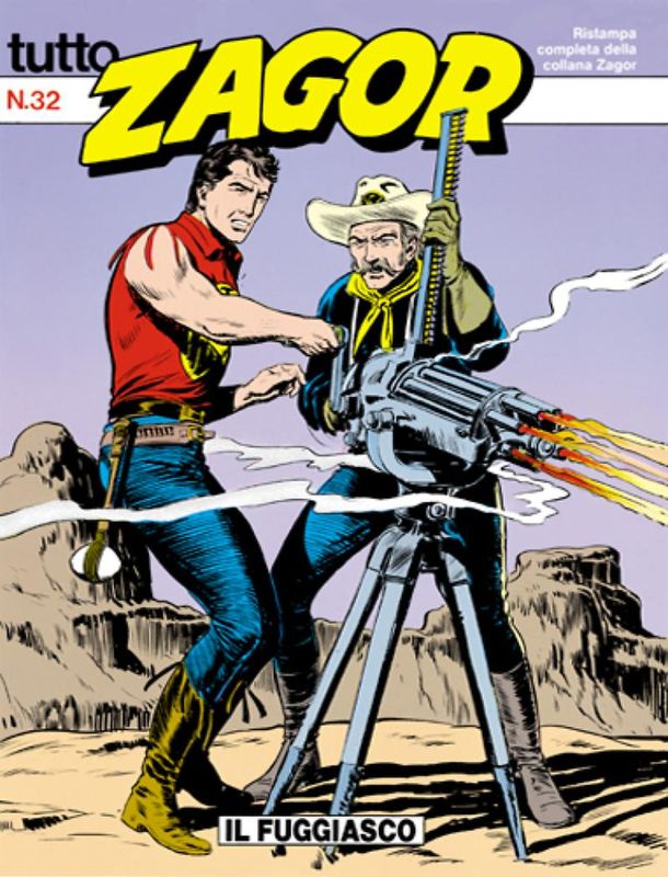 TUTTO ZAGOR # 32-Il fuggiasco-Aug 1989-Ed.Bonelli