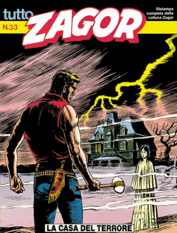 TUTTO ZAGOR # 33-La casa del terrore-Aug 1989-Ed.Bonelli