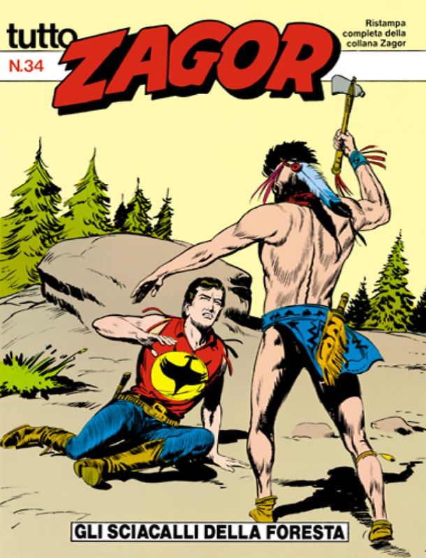TUTTO ZAGOR # 34-Gli sciacalli della foresta-Sep 1989-Ed.Bonelli