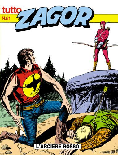 TUTTO ZAGOR # 61-L'Arciere Rosso-Oct 1990-Ed.Bonelli