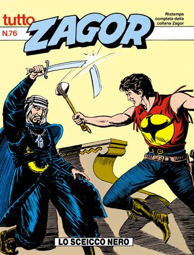 TUTTO ZAGOR # 76-Lo Sceicco Nero-Jun 1991-Ed.Bonelli