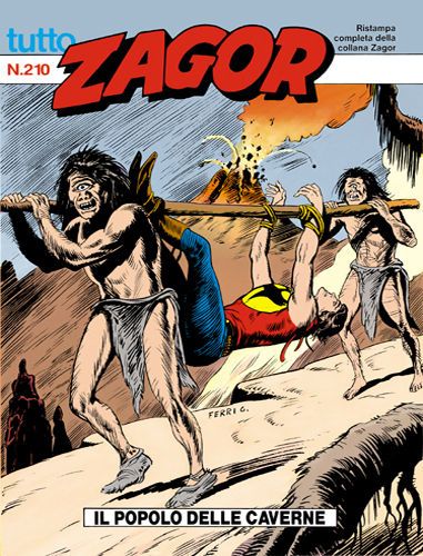 TUTTO ZAGOR # 210-Il popolo delle caverne-Jan 1997-Ed.Bonelli