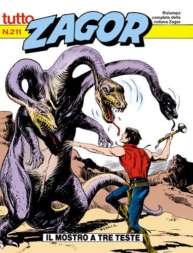 TUTTO ZAGOR # 211-Il mostro a tre teste-feb 1997-Ed.Bonelli