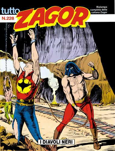 TUTTO ZAGOR # 228-I diavoli neri-Oct 1997-Ed.Bonelli