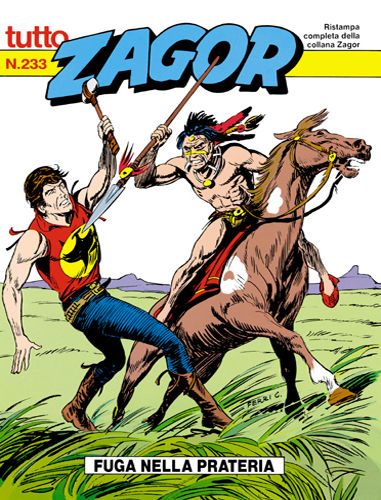 TUTTO ZAGOR # 233-Fuga nella prateria-Jan 1998-Ed.Bonelli