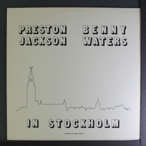 33 rpm-Preston Jackson, Benny Waters ‎– In Stockholm-Svezia-Jazz--VG/VG