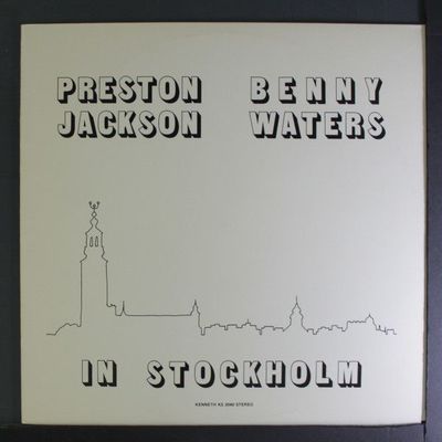 33 rpm-Preston Jackson, Benny Waters ‎– In Stockholm-Svezia-Jazz--VG/VG