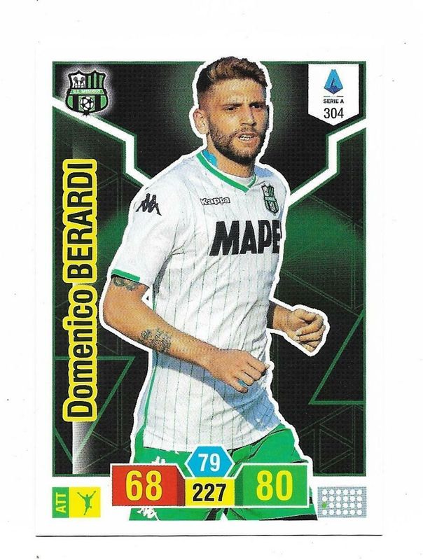 Trading card Adrenalyne 2019-20 - N°304 Domenico Berardi  Sassuolo