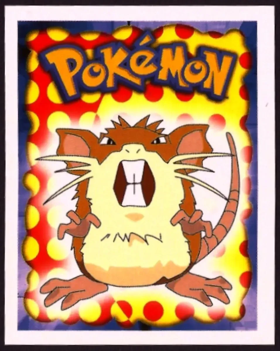 Figurina - Pokemon Merlin - Pokèmon - Raticate (20/240) -   Nuova