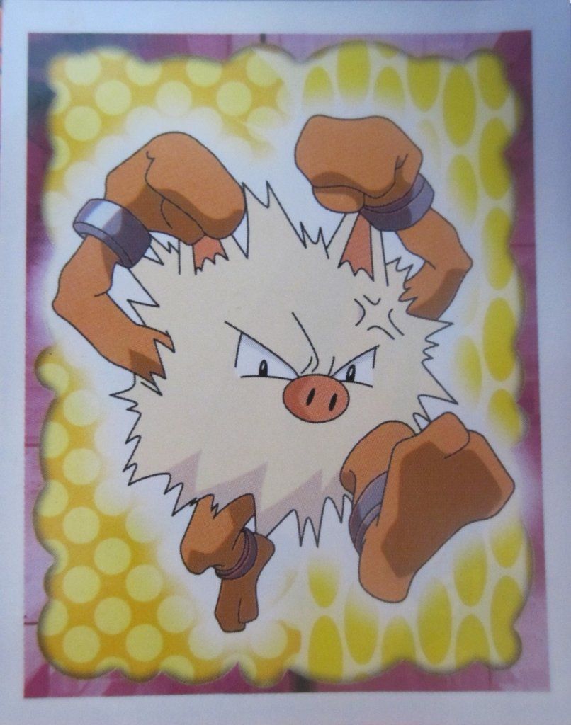 Figurina - Pokemon Merlin - Pokèmon - Primeape (57/240) -   Nuova