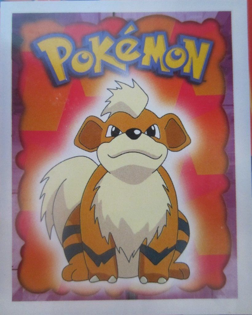 Figurina - Pokemon Merlin - Pokèmon - Growlithe (58/240) -   Nuova