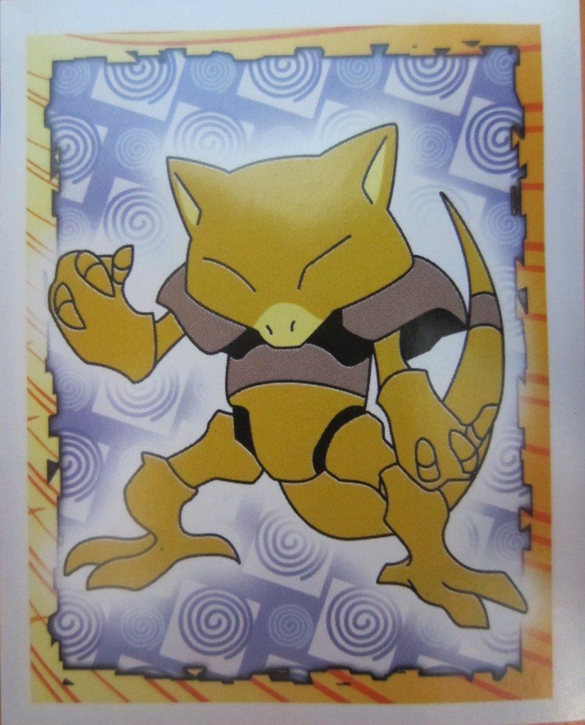 Figurina - Pokemon Merlin - Pokèmon - Abra (63/240) -   Nuova