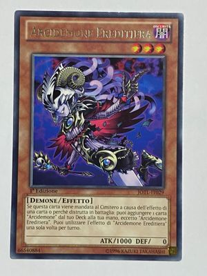 Carta YUGIOH-Arcidemone Ereditiera-JOTL-EN029-EN-EX-Rare