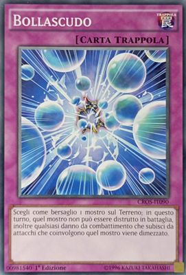 Carta YUGIOH-Bollascudo-CROS-IT090-ITA-EX-Common 1.Ed Carta YUGIOH-Bollascudo-CROS-IT090-ITA-EX-Common 1.Ed