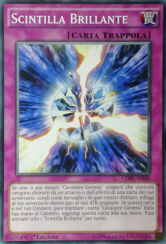 Carta YUGIOH-Brilliant Spark-CORE-EN068-EN-EX-Common 1.Ed