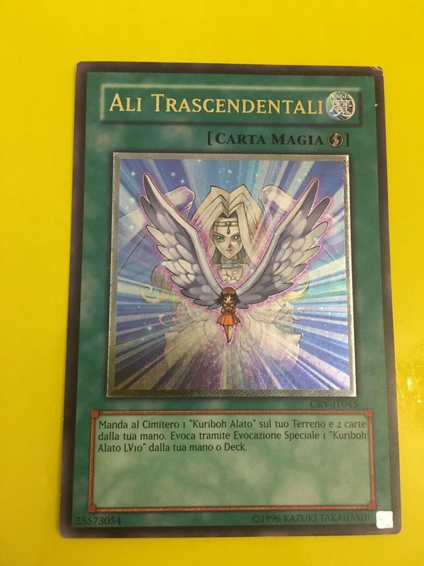 Carta YUGIOH-Ali Trascendentali-CRV-IT045-ITA-EX-Ultimate Rare