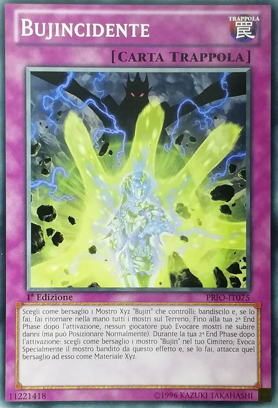 Carta YUGIOH-Bujincidente-PRIO-IT075-ITA-NM- 1.Ed