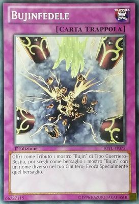 Carta YUGIOH-Bujinfedele-JOTL-EN075-EN-EX- 1.Ed Carta YUGIOH-Bujinfedele-JOTL-EN075-EN-EX- 1.Ed