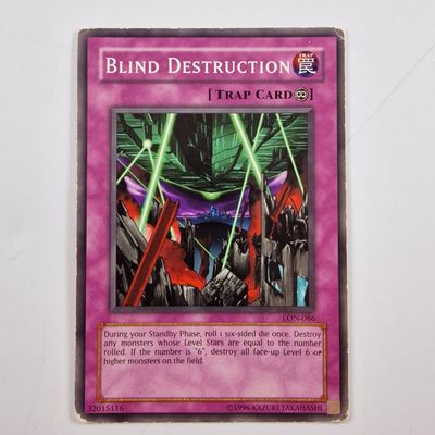 Carta YUGIOH-Blind Destruction -LON-086-EN-EX- 1.Ed